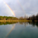 ™ 2012 Nelson County Life : Photo By NCL Mountain Photographer Paul Purpura : Paul caught this shot of a beautiful rainbow over Lake Monacan in Stoney Creek earlier this week after an isolated thundershower moved across the area.