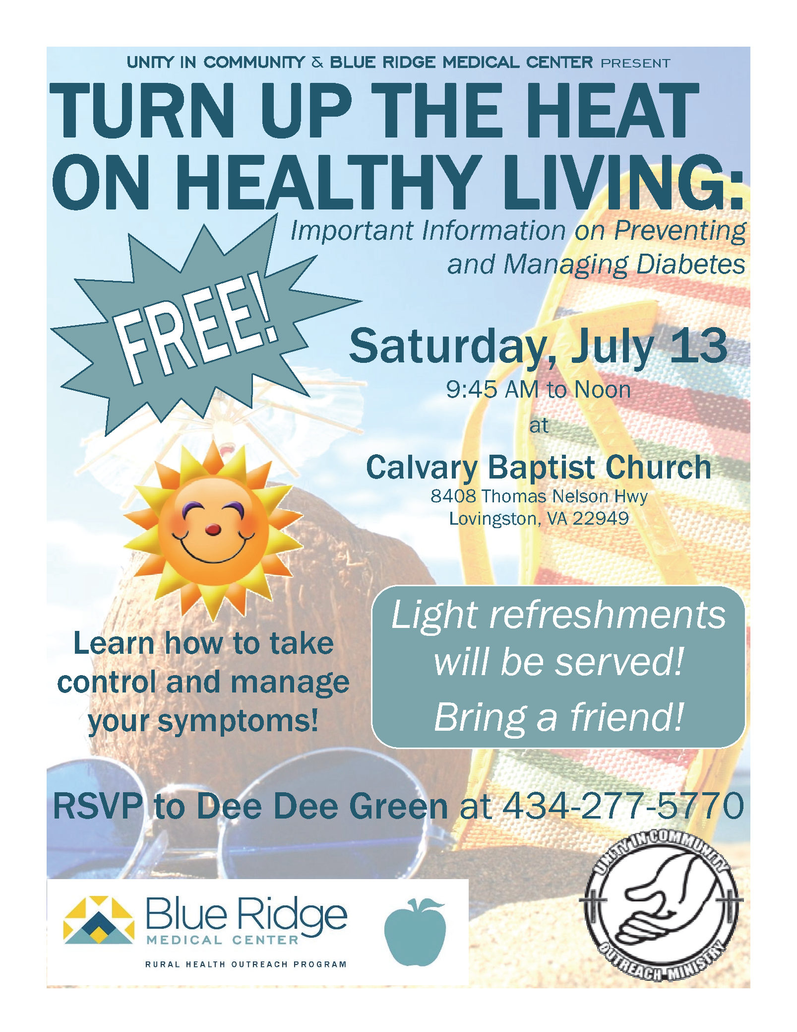 TURN UP THE HEAT ON HEALTHY LIVING Important Information on Preventing