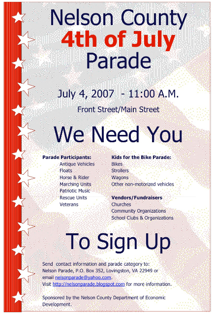 Parade Flyer