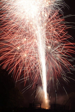 Fireworks blast