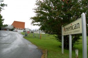 The Entrance To The American Fibers & Yarns Company In Afton, Virginia