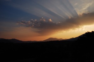 Sunset Over The Blue Ridge By Ann Strober of Nellysford, Virginia