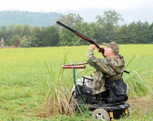 By Paul Purpura : A Hunter Takes Aim At The Recent National Wildlife Turkey Federation / Wheelin' Hunt For The Disabled Near Massies Mill