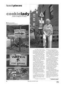 The Cookie Lady in our July 2005 issue of Nelson County Life.