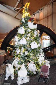 Photo By Paul Purpura : The annual Festival Of Trees is getting into swing at Wintergreen.