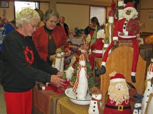 Plenty of arts and crafts awaited folks coming through the Christmas Arts and Crafts Show.