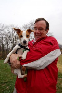 Tim Merrick from Wintergreen Real Estate decided it was just the event for his dog to attend!