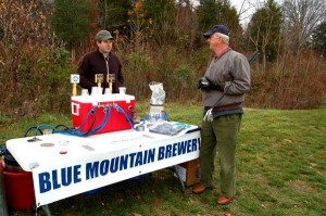 Blue Mountain Brewery in Afton was on hand to provide free samples of their microbrews, including a brand new winter ale!