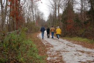 Photo By Diana Garland : A fall walk along the new Virginia Blue Ridge Railway Trail : Piney River, Virginia: November 2008