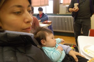 DSC_0013.JPG Ok, Adam didn't eat pancakes, but Yvette did! Looks like Orquida Ingraham in the background did too!