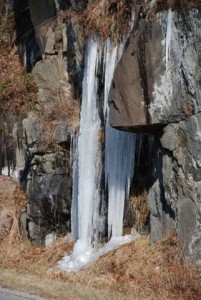 Photo By John McKeithen : ©2009 NCL Magazine : Icicles in the mountains of Nelson County, Virginia.
