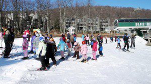 Though the slopes were not overly packed, the resort was at full occupancy over the holiday weekend.