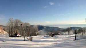 Wintergreen Resort already had a very good base of man made snow, but Monday night's snowfall added to it!