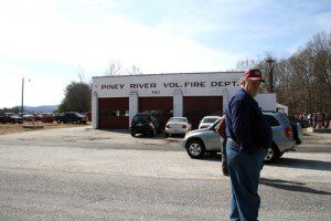 Folks head into the Piney River Fire Department for the 51st event.