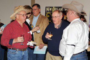 Before the Casino Night began, folks had a pre-party roundup at Pryor's Porch complete with wine, appetizers, and a live auction. 