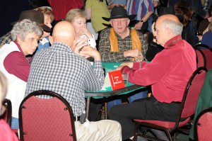 Games Saturday night included Texas Hold 'Em, Craps, Roulette, Black Jack & Horse Racing. 