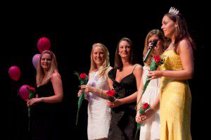 Past Miss Nelson winners are recognized.