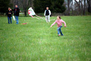 By Yvette Stafford : Peter says he is pleased with the turnout of Saturday's first kite festival and hopes to make it even larger in the future.