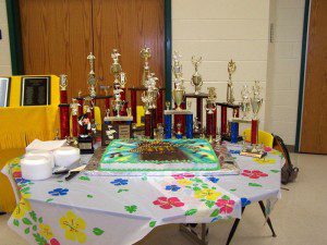 Trophies won in 2008-2009 Marching Season. That's a lot of trophies!