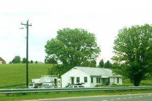 ©2009 NCL Magazine : The crime scene last week where 73 year old Opal Page was murdered in her Afton home along Route 151 just north of Greenfield.