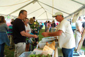 Vendors did a very brisk business on opening day.