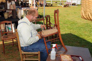 A variety of crafters were on hand to demonstrate.