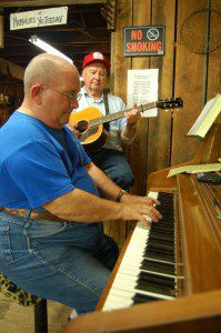 Music is sometimes played at the market on the weekends and is a favorite for folks dropping by!