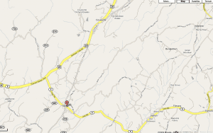 The accident scene is on the Nelson-Albemarle County Line on Route 29N :  via www.google.com