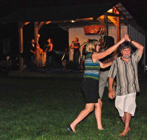 Folks danced into the night at Cardinal Point Winery.