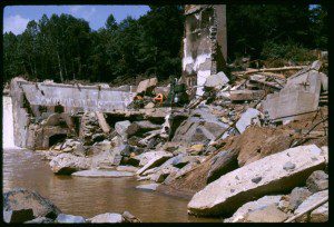 Complete roadways were washed away by the devastating 1969 hurricane that hit Nelson County, 40 years ago.