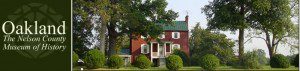 Oakland Banner1 Oakland, Nelson County's Museum of Rural History will hold a special halloween event this year.