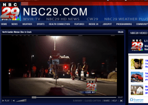 ©2009 NCC-29 WVIR-TV News Charlottesville : Screen grab courtesty of NBC-29.