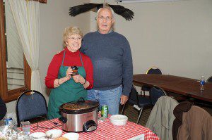 Charley and Pat Schulte with their Stoney Creek Sweet and Spicy Chili were the winners in Saturday's Cook Off held at The Wintergreen Nature Foundation. 