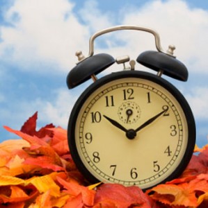 Be sure to set you clock back 1 hour before bed Saturday night. DST officially ends at 2AM Sunday morning November 1st. 