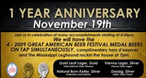 Join in the fun and celebrate the first year of business starting at 4:30PM this Thursday November 19th!