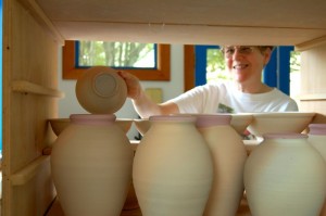 ©2006-2009 www.nelsoncountylife.com : Nan Rothwell in her studio from a story we did in July 2006. 