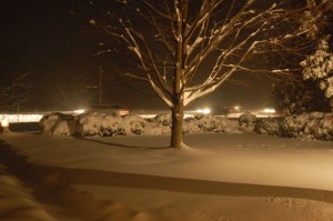 ©2009 www.nelsoncountylife.com : Photos By Tommy Stafford : After hours & hours of sitting in traffic on Route 151 in Afton Friday night, a steady stream of over 200 cars finally heads home just after midnight. Click to enlarge. 