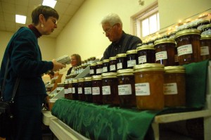 All kinds of homemade jams, jellies and preserves were just some of what could be found at the market. 