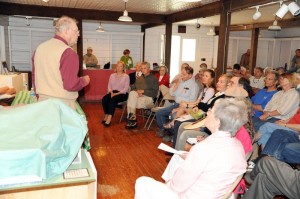 People attending Sunday's presentation at the old Wintergreen Country Store heard about other facinating stores across Nelson County. 