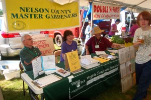 The Nelson Master Gardeners, annually, are at the market.
