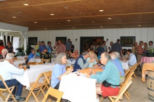 Folks enjoyed a catered dinner by The BBQ Connection.