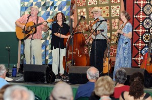 Kim & Jimbo Cary along with Pete & Ellen Vigor on stage at the Mountain Music Fest. All of the group have played at many dignitary events including performances at The Kennedy Center and the White House. 