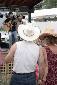 Fans dance to the tunes at the 2010 festival. 