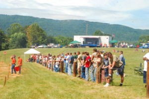People watch the action during the mod bog at Rockfish Valley Fire & Rescue Saturday 9.11.10.