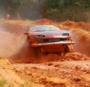 Photos By Ann Strober : ©2010 www.nelsoncountylife.com : The driver of this Camero takes to the pit during the a mud bog held Saturday 9.11.10 in Afton, VA at the Rockfish Valley Volunteer Fire & Rescue grounds. Click to enlarge. 