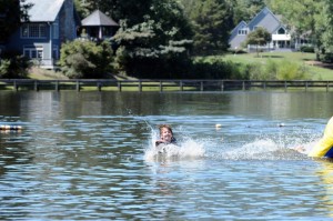 Photos By Paul Purpura : ©2010 www.nelsoncountylife.com : A youngster takes a plunge into Lake Monacan in the final days of summer. Click to enlarge any photo and scroll for sequence shots. 