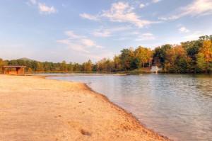 Summer memories fade into the shoreline along Lake Monacan in Stoney Creek as fall takes over. 