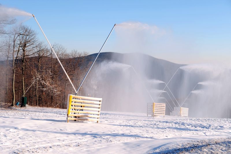 Great Snow Making Continues @ Wintergreen Resort!