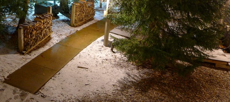 A Splash of Snow At Wintergreen Friday Night
