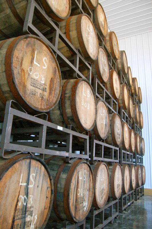 Beer aging in Barrel. Photo by Tommy Stafford.